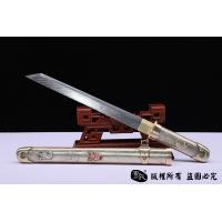 大马士革天梯纹小唐刀