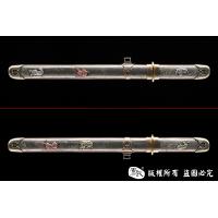 大马士革天梯纹小唐刀