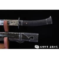 经典铁装错银清刀 查长伟作品