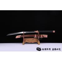 紫铜装精品斩马刀-百炼钢烧刃