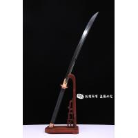 紫铜装精品斩马刀-百炼钢烧刃