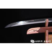 紫铜装精品斩马刀-百炼钢烧刃
