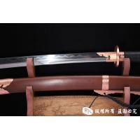 紫铜装精品斩马刀-百炼钢烧刃