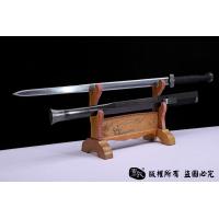 经典素装八面羽毛钢汉剑