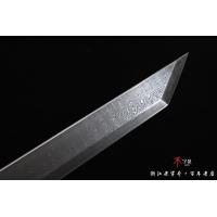 大马士革天梯纹虎威短唐刀