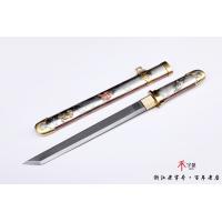 大马士革鱼骨纹虎威短唐刀