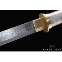 大马士革鱼骨纹虎威短唐刀