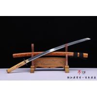 旭日花纹钢铜装武士刀
