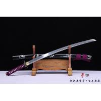 君子花纹钢武士刀