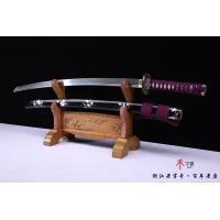 君子花纹钢武士刀