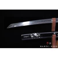 君子花纹钢武士刀
