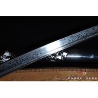 君子花纹钢武士刀