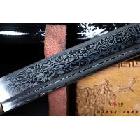 君子花纹钢武士刀