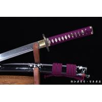 君子花纹钢武士刀
