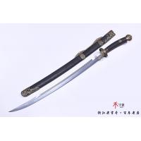 龙装百炼钢烧刃鱼皮清刀