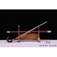 纯银小叶紫檀木手杖剑-需要定制
