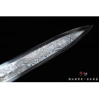 吉祥天铁小剑-陨铁，陨石，玄天剑（雕刻龙）