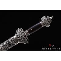 吉祥天铁小剑-陨铁，陨石，玄天剑（雕刻龙）