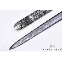 吉祥天铁小剑-陨铁，陨石，玄天剑（雕刻龙）
