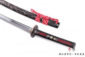 龙腾武士刀-人工刃纹