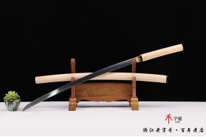 大马士革木装刀-常规保存鞘