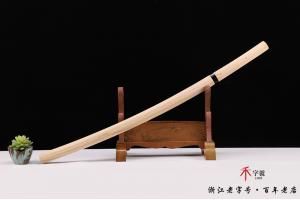 大马士革木装刀-常规保存鞘