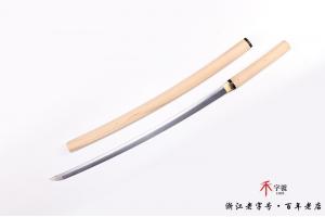 大马士革木装刀-常规保存鞘