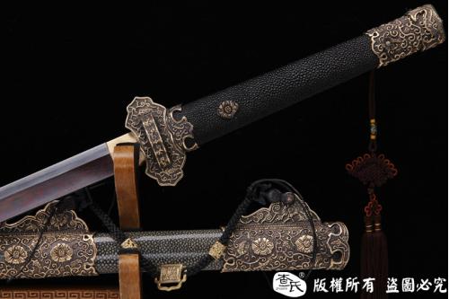 珍珠鱼皮龙泉唐刀-精品推荐