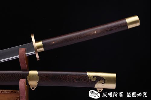 百炼钢圆背苗刀-经典苗刀