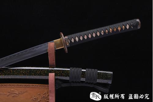 武藏打刀-地肌钢烧刃