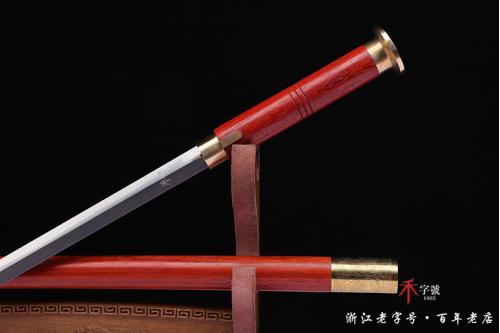 红木手杖剑