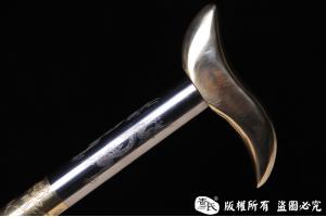 上等防身拐杖-防身手杖-高强度精细手工制作，实用兼收藏