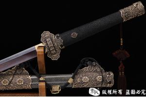 珍珠鱼皮龙泉唐刀-精品推荐
