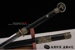 龙牙-檀木环首刀
