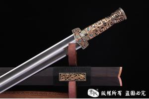 鎏金银精品楚剑