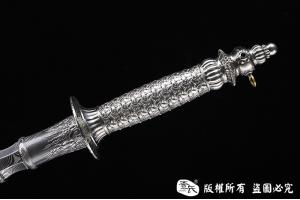 手工雕刻宝塔锏
