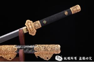 盛世唐刀-大马士革鱼骨纹