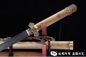 回纹铜鞘唐刀