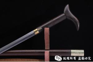 万福-精品实用，收藏，送人 手杖剑，拐杖剑