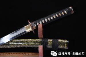 青锋中款武士肋差刀