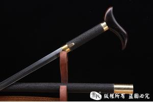 珍珠鱼皮精品手杖剑