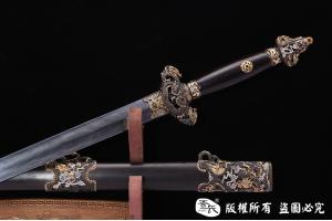 龙吟-羽毛纹清剑