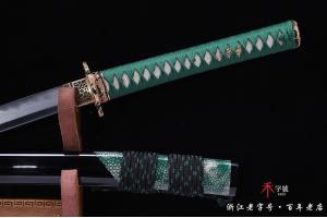 鎏金银精品武士刀