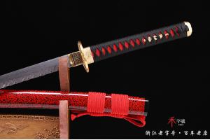 红龙石纹打刀